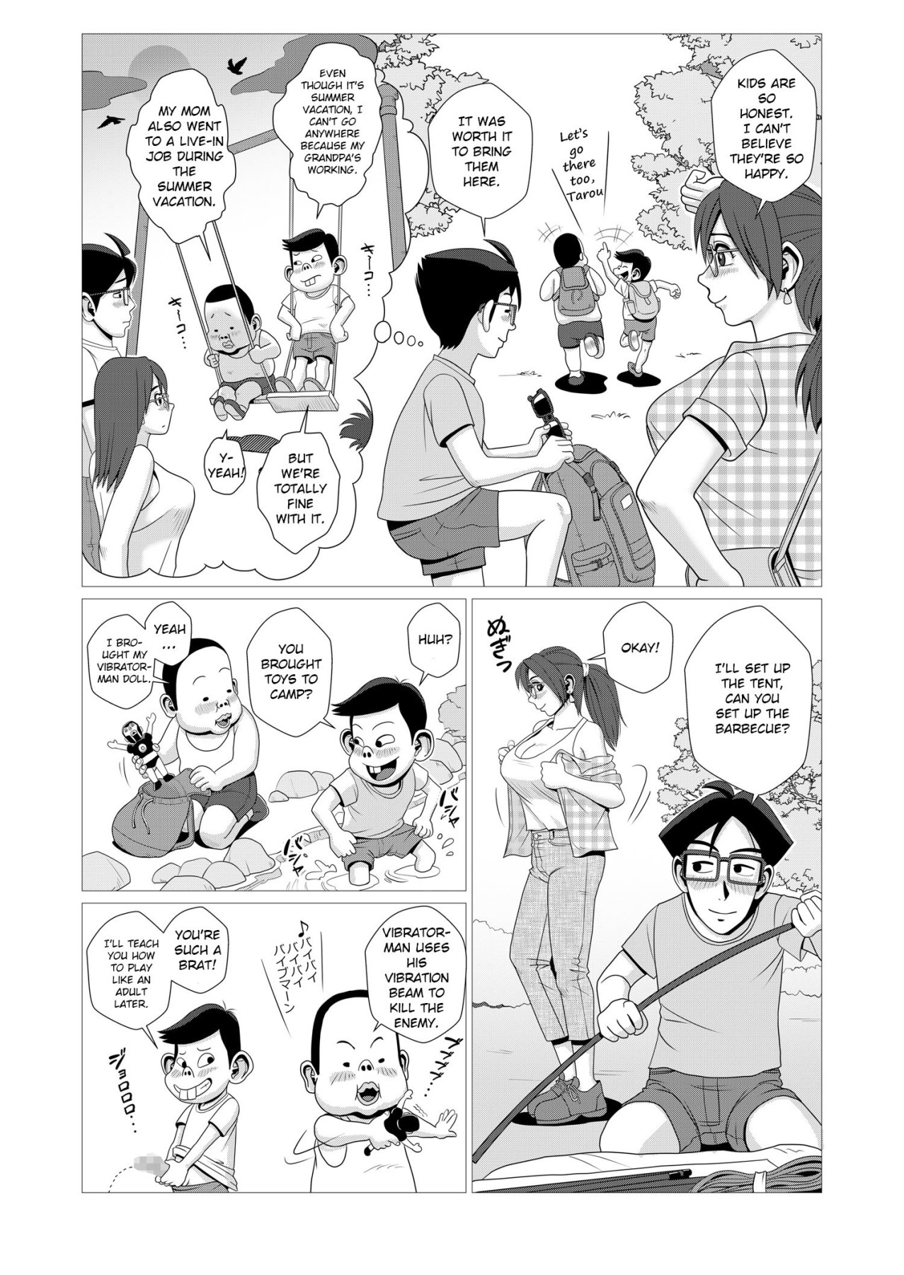 Hentai Manga Comic-The Lewd Wife And The Perverted Boys-Read-4